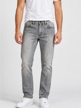 Southpole Men’s Gray Washed Denim Jeans – Size 30